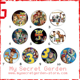 Toy Story 3 - Pinback Button Badge Set 1a or 1b ( or Hair Ties / 4.4 cm Badge / Magnet / Keychain Set )